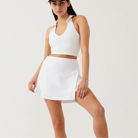 Outdoor Voices Women's Warmup Collared Crop Top SIZE MEDIUM - Picture 2 of 11